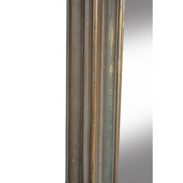 Glass Monumental Antique French Over Mantle Mirror For Sale - Image 7 of 12