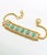 Bochic “Vintage Retro” Diamonds & Emeralds Bracelet Set In 18K Gold & Silver For Sale - Image 9 of 14