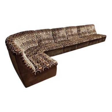 Vintage Modular Lounge Sofa, 1970s, Set of 7 For Sale