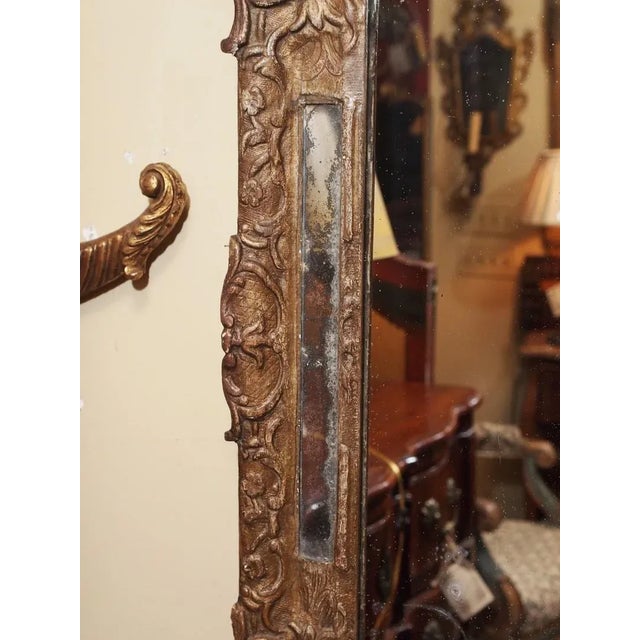 18th Century French Gilded Parclose Mirror For Sale - Image 4 of 6