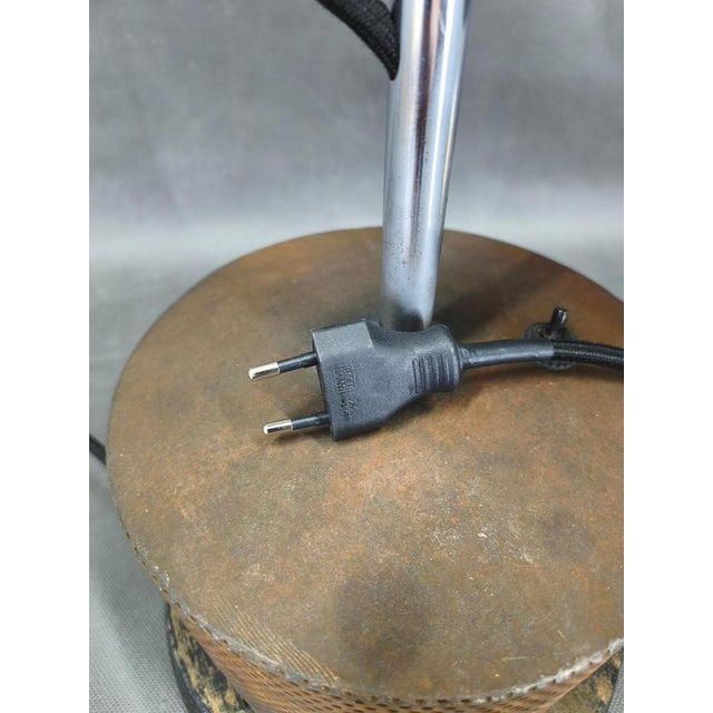 Industrial Table Lamp in Aluminium and Metal, Former Czechoslovakia, 1940s For Sale - Image 13 of 15