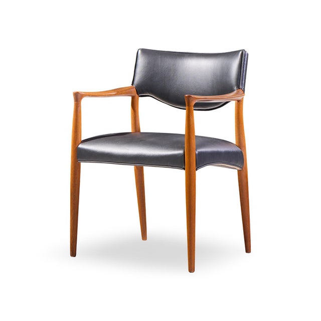 Aksel Bender Madsen and Ejner Larsen Mid Century Danish Teak Occasional Lounge Chairs - Pair For Sale In Chicago - Image 6 of 12