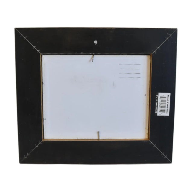 Impressionist Floral Bouquet of Flowers in Watering Can Painting Including the Antiqued Gold Wood Frame For Sale In Los Angeles - Image 6 of 6