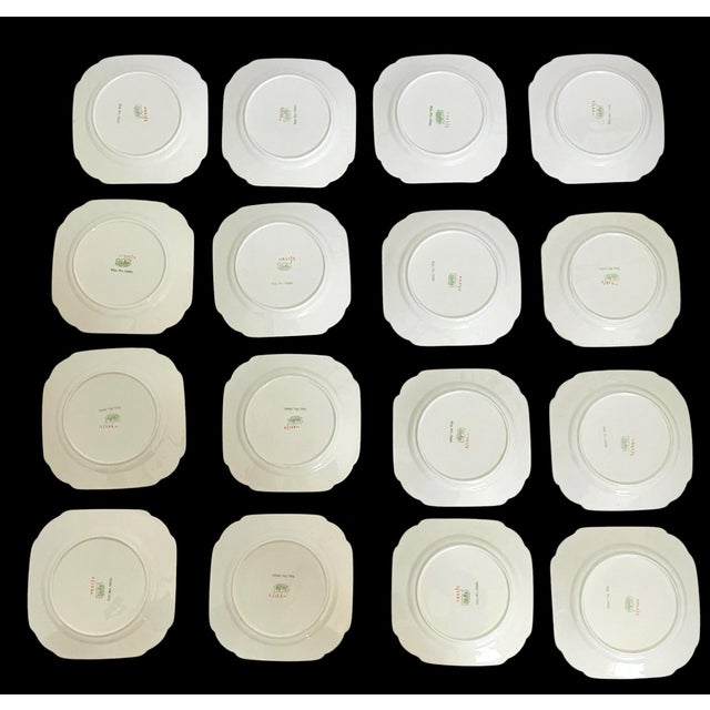 Shelley Rare Shelley "Apple Green Star" 63 Piece China Tea Service — England, C. 1925–45 For Sale - Image 4 of 12