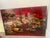 1930s Antique Resin Wood Painting on Wood For Sale - Image 5 of 5