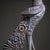 Gray Terracotta Peacock by Mitri Giovan Battista (1915–2000), Venice, Italy, 1950s For Sale - Image 8 of 10