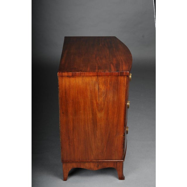 English Mahogany Chest of Drawers, 1890s For Sale - Image 9 of 16