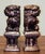 Vintage Hand‑Carved Wooden Foo Dogs – Guardian Lion Pair For Sale - Image 4 of 12
