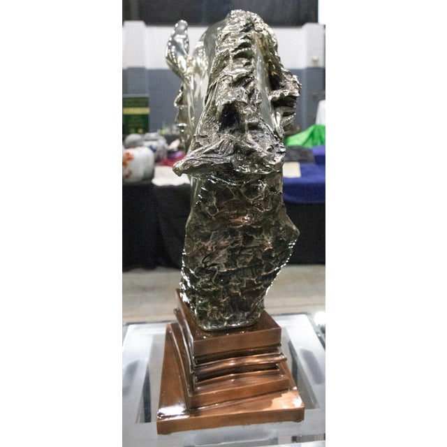1990s Ricardo Del Río for d'Argenta Silver-Plated Horse Head 10/500, 1994 - 23" H For Sale - Image 5 of 9