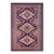 Rustic Shirwan Blue/Beige Wool Rug - 4'4''x5'11'' For Sale