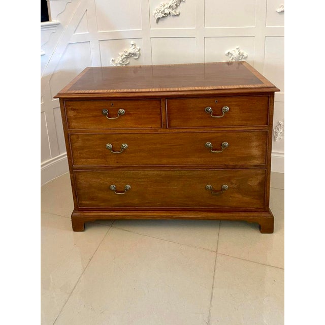 Antique Victorian Mahogany Chest of Drawers, 1860 For Sale - Image 9 of 10