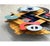 Mid 20th Century John Okulick, Large Abstract Wood Sculpture Colorful Wooden Painting John Okulick Wall Hanging For Sale - Image 5 of 18