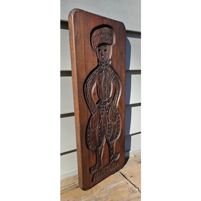 Traditional Speculaasplank Mold - Antique Dutch Hand-Carved Cookie Mold for Gingerbread/Speculaas For Sale - Image 3 of 9