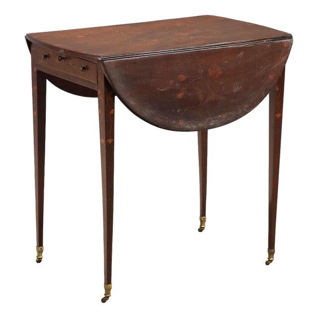 Small English Table in Mahogany For Sale