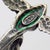 Metal Vintage Italian Handmade Genuine Silver 800 Decorative Cocktail Fork With Bird For Sale - Image 7 of 9