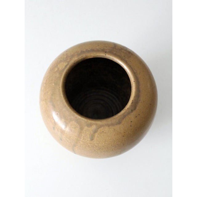 Ceramic Vintage Studio Pottery Vase For Sale - Image 7 of 9