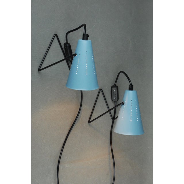 Mid-Century Modern Wall or Table Lamps by Svend Aage Holm-Sørensen for Asea, Sweden, 1950s, Set of 2 For Sale - Image 3 of 17