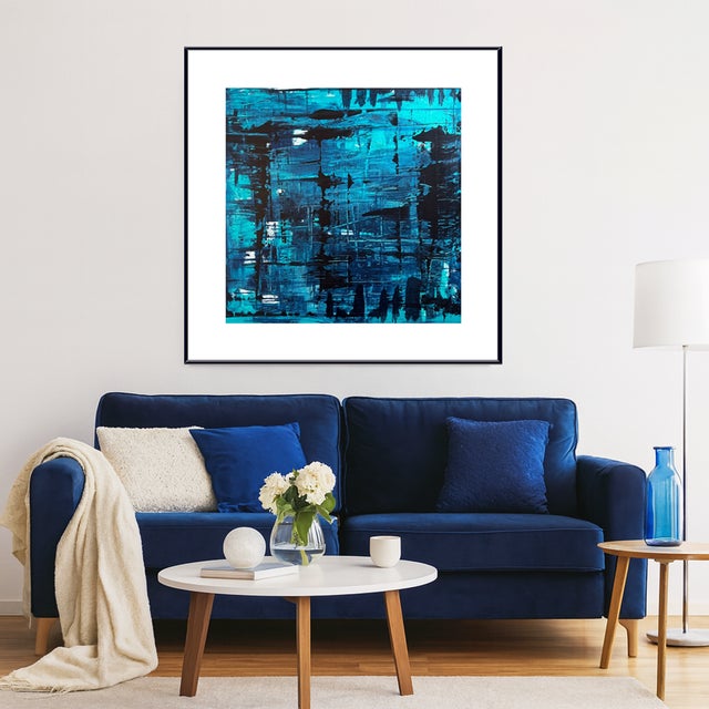 Abstract Matrix Print Abstract Expressionism by Shabs Beigh For Sale - Image 3 of 5