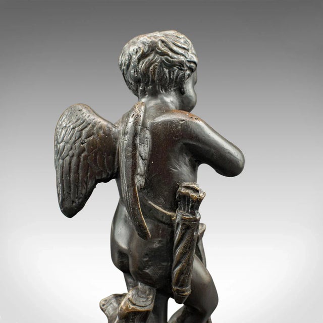 1930's Pair of Vintage Putti Figures For Sale - Image 9 of 12
