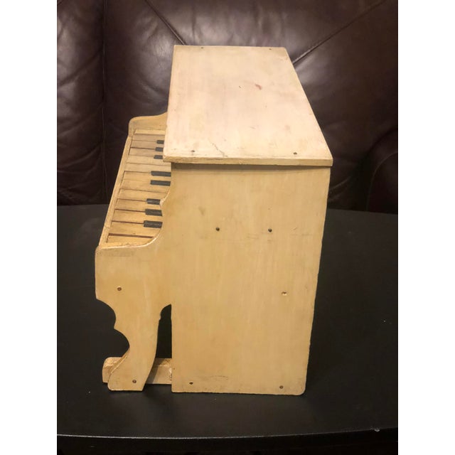 American Early 1900s Antique Schoenhut Upright Toy Piano With Dancing Muses Lithograph For Sale - Image 3 of 12