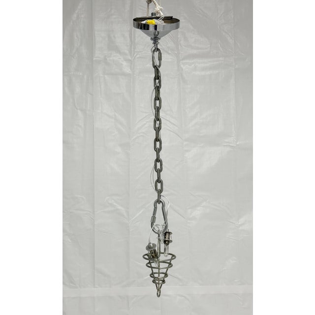 Large Vintage Murano Hand Blown Glass Chandelier, Italian Modern Lighting For Sale - Image 17 of 18