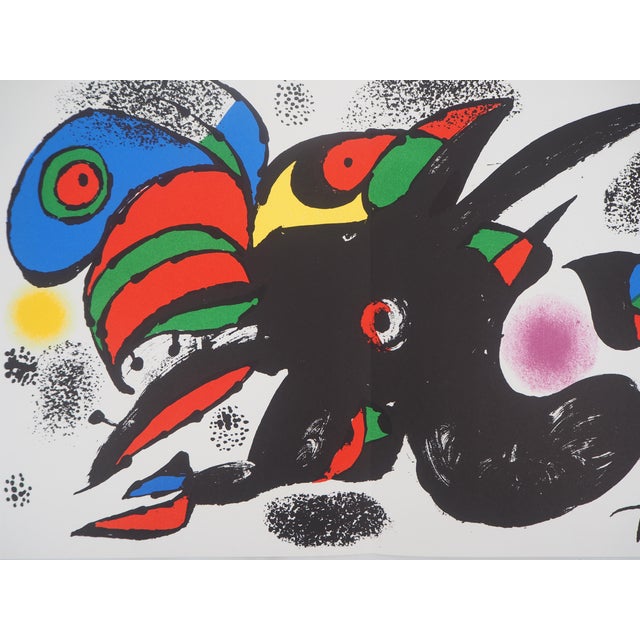 Joan Miro, Fantastic Birds, Original Lithograph For Sale - Image 6 of 7