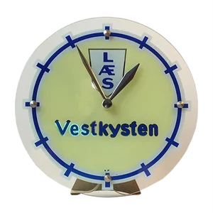Illuminated Clock from Halux, 1950s