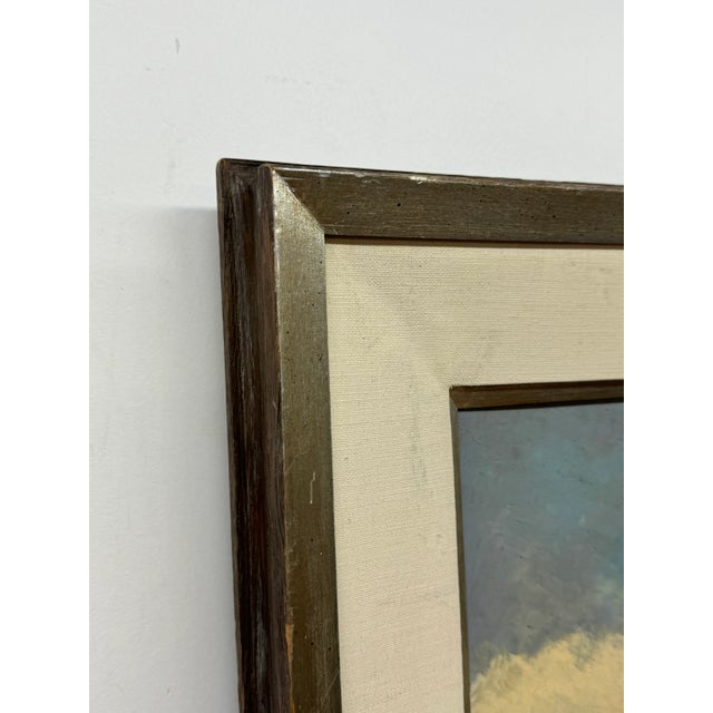 Coastline Landscape with San Francisco skyline Signed on lower left Oil on Canvas 20x24 unframed, 27x31 framed