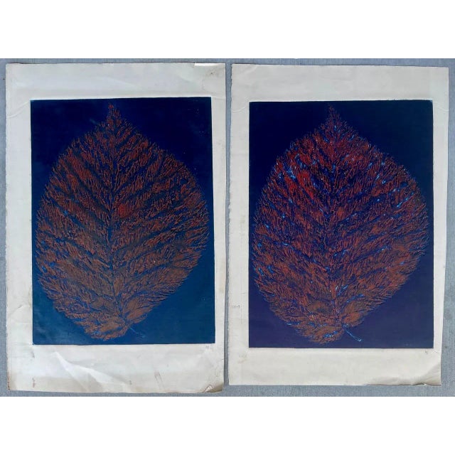 Blue Two Mariette Bevington Unframed Lithographs For Sale - Image 8 of 8