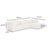 2020s Tarra Cream Chenille Modular RAF Sectional For Sale - Image 5 of 5