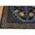 Textile Antique 1880s Blue Classic Greek Key Chinese Peking Knotted Wool Small Rug For Sale - Image 7 of 9