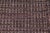 Rustic Black/Rust High Low Wool Rug - 5'0'' X 6'6'' For Sale - Image 4 of 9