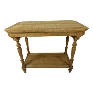 Craft Table in Oak For Sale