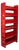 Vintage Jeep Modular Red Plastic Shelving Unit by De Pas, Durbino & Lomazzi for Bonacina, Italy, 1970s, Set of 6 For Sale