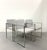 Mid-Century Modern MCM Palecek Chrome Upholstered Arm Chairs - Set of 4 For Sale - Image 3 of 8