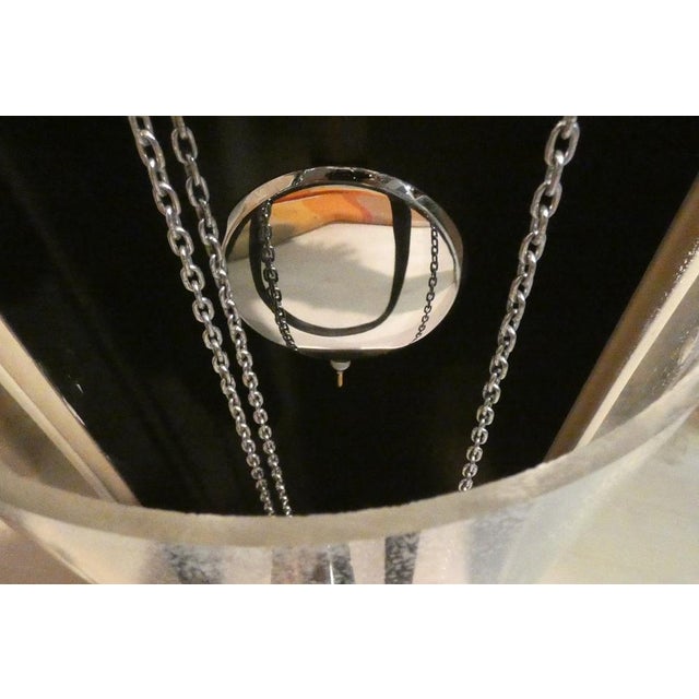 Metal Italian Pendulum Clock, 1970 For Sale - Image 7 of 18