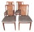 Mid-Century Teak Dining Chairs with Cane Back Seats, 1960s, Set of 4 For Sale