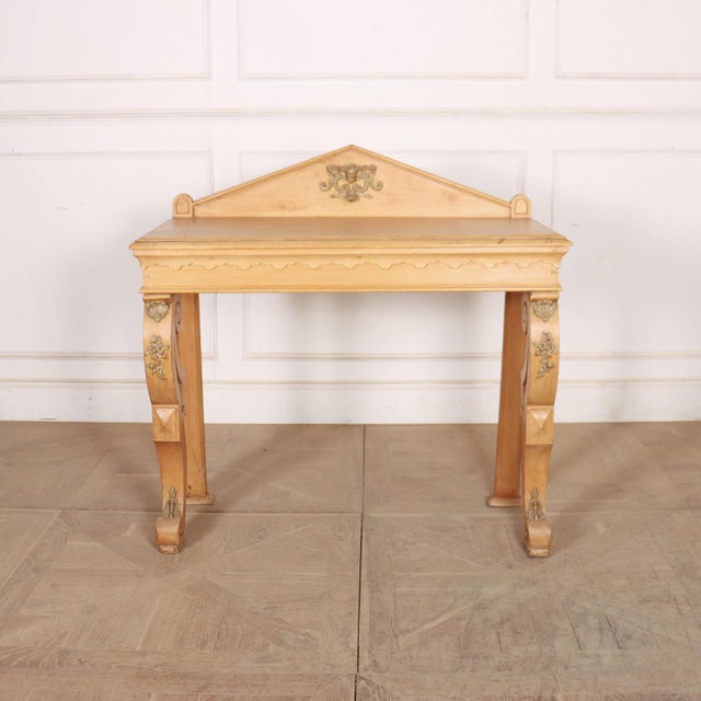 Wood Scottish Pine Console Table For Sale - Image 7 of 12