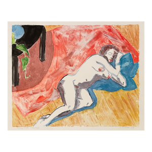 2007 Steve Krauss Reclining Nude Monotype