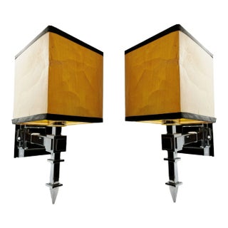 Pair of Sconces From the Original Century Plaza Hotel in Los Angeles 1966 For Sale