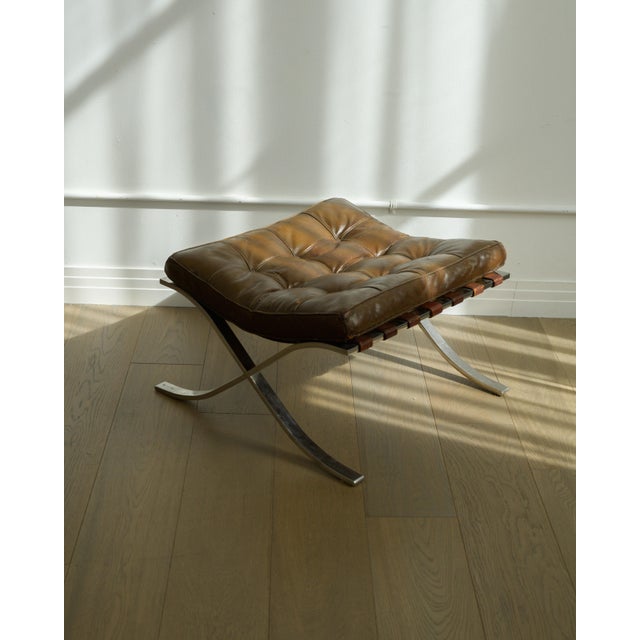 Rare Gerald R. Griffith / Mies Van Der Rohe Barcelona Ottoman Germany / USA, 1929 / c. 1960 This particular example was...