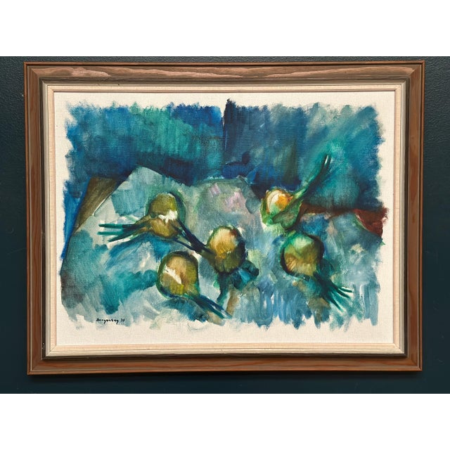 Bergengren, Abstract Composition, 1970, Oil on Canvas, Framed For Sale - Image 16 of 18