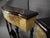 Italian Walnut and Brass Console Table from Justfurnituress SRL, Set of 2 For Sale - Image 4 of 11