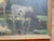 Textile 19th Century Impressionist Rustic Farmhouse Oil Painting of Two Cows, SIigned For Sale - Image 7 of 12
