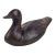 Vintage Hand Craved Ironwood Decoy Duck Figurine For Sale