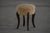 Mid-Century Danish Stool in Lambswool Upholstery with Curved Wooden Legs, 1940s For Sale - Image 16 of 18