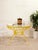 Styled After Arthur Umanoff Yellow Vintage Outdoor Table For Sale - Image 11 of 12
