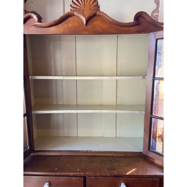 Late 19th Century Antique Farmhouse Display Cupboard For Sale - Image 4 of 13