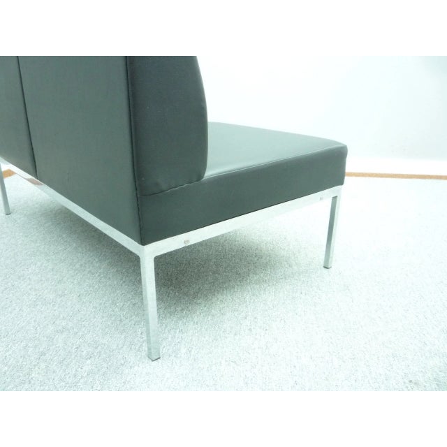 Metal Mid-Century Skai Leather Bench from Wilkhahn, 1960s For Sale - Image 7 of 12