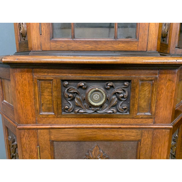 Arts and Crafts Walnut Sideboard, 1885 For Sale - Image 17 of 18